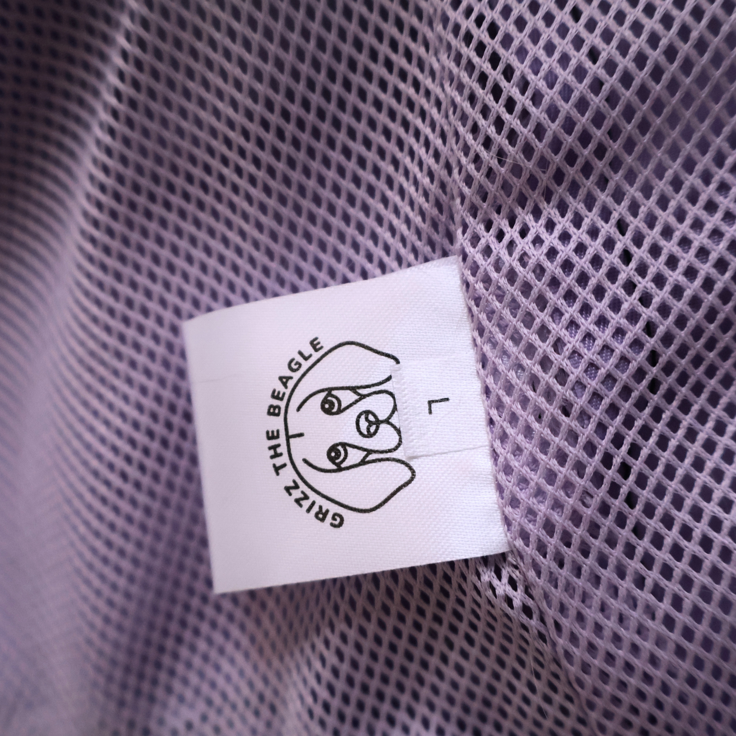 The Beagle Face Zip Up - Lavender