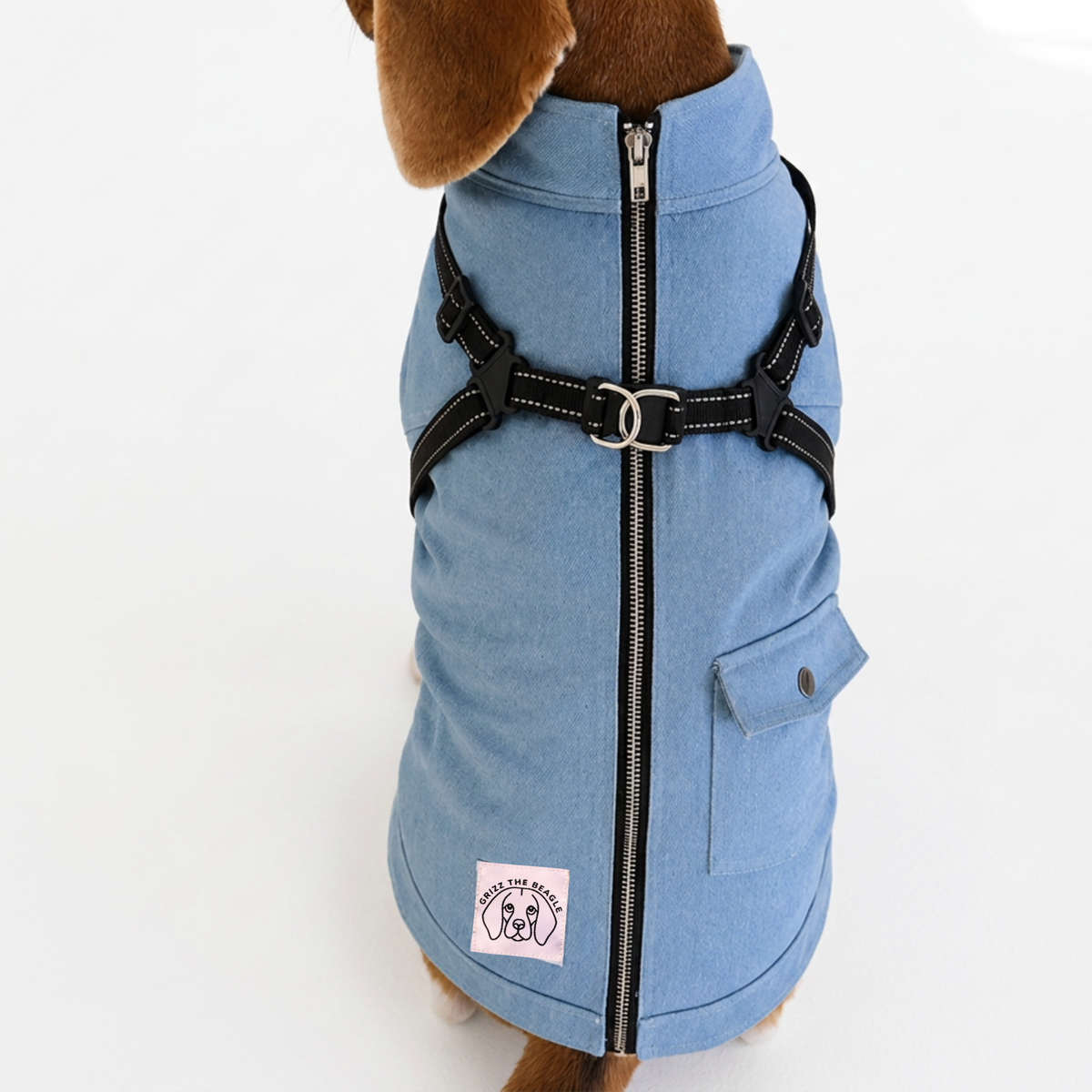 The 2 in 1 Harness Denim Jacket