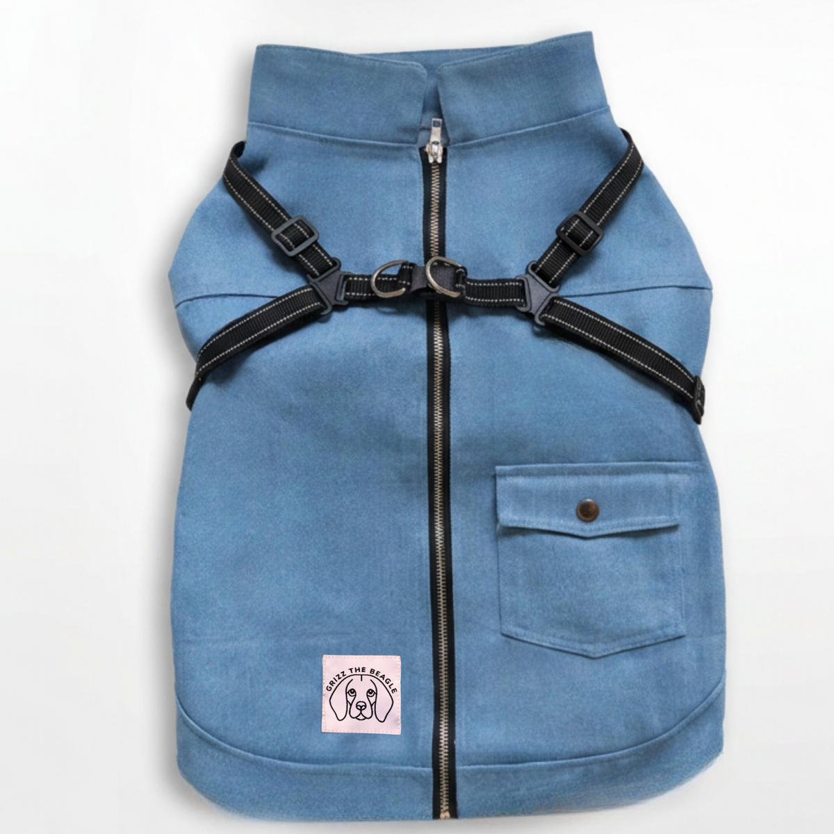 The 2 in 1 Harness Denim Jacket