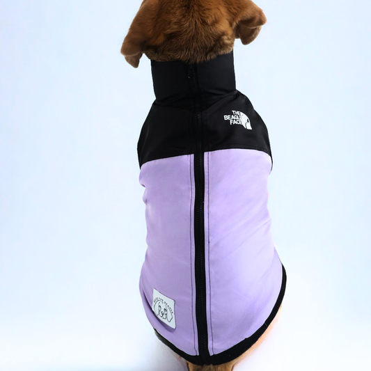 The Beagle Face Zip Up - Lavender
